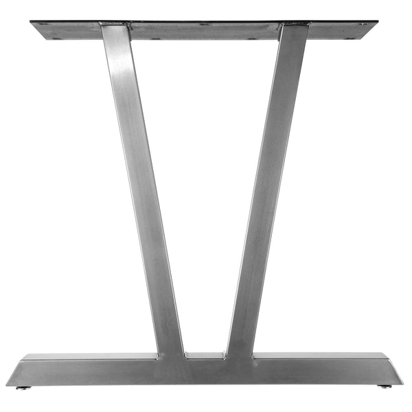Jumbo Vector Custom Bar Height V Shaped Table Leg Steel Table Legs by Symmetry Hardware