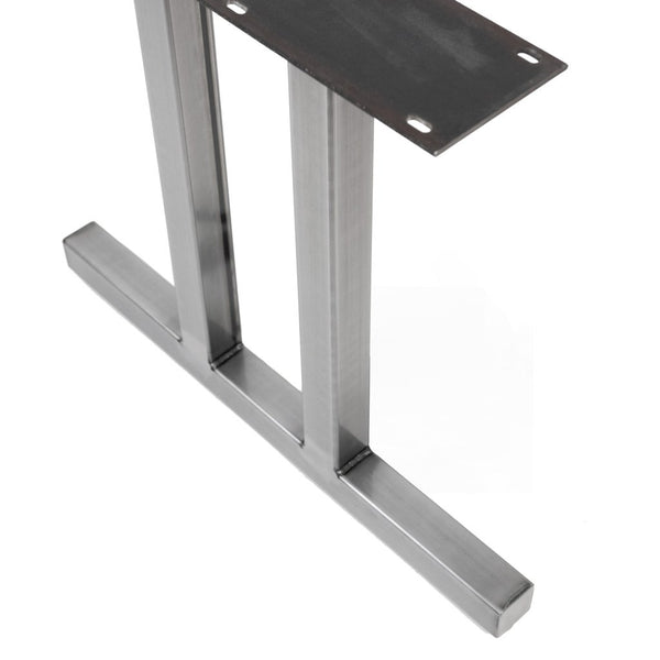 Jumbo Duet | Custom | Bar Height Table Leg – Steel Table Legs by ...