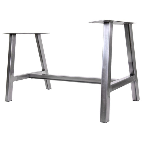 Farmhouse metal table base by Symmetry Hardware