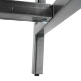 Table base for granite slab