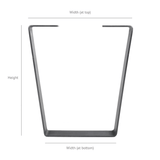 Metal coffee table leg custom dimensions