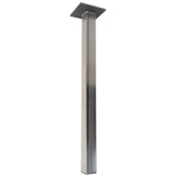 Single metal furniture leg