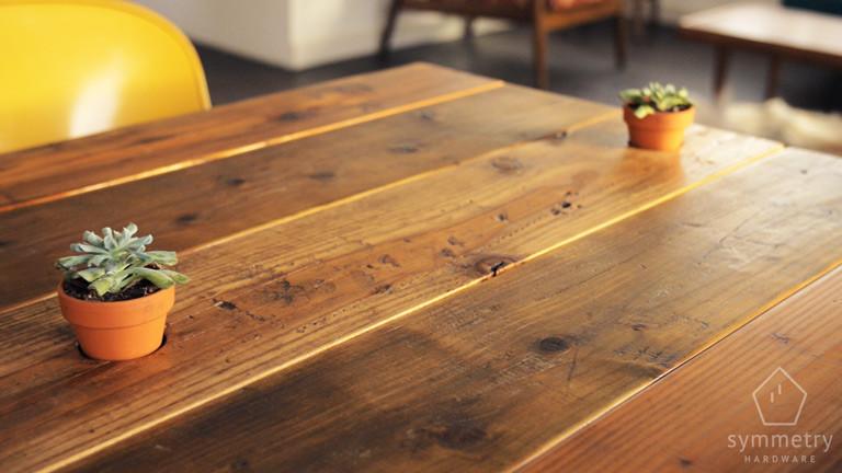 Easy Reclaimed Wood Dining Table In 4 Hours