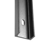 C-Channel support bracket with slotted holes for stiffening wood tops