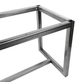 DIY metal table base by Symmetry Hardware