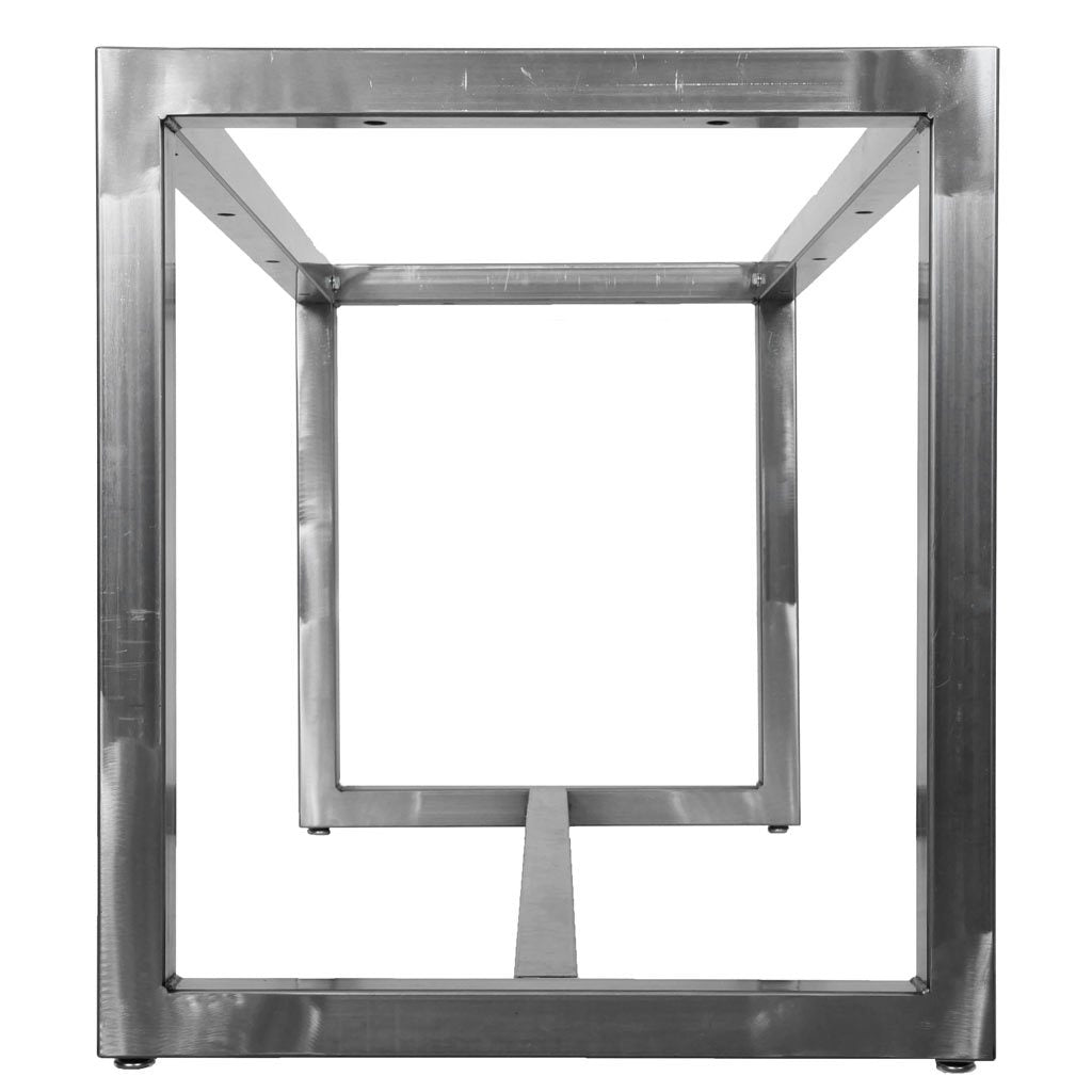 Counter height table base full frame design