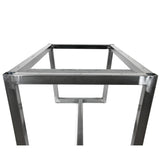 Metal table base is a full bolt together frame