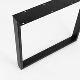 Black steel table legs by Symmetry Hardware