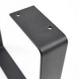 metal coffee table legs mounting on wood color black powder coat