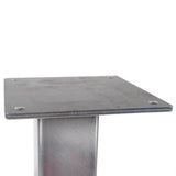 Meal table leg mounting plate for 'Pillar'